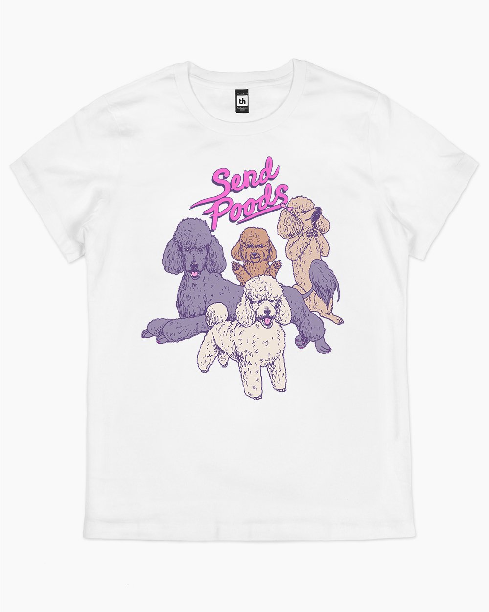 Send Poods T-Shirt Australia Online #colour_white