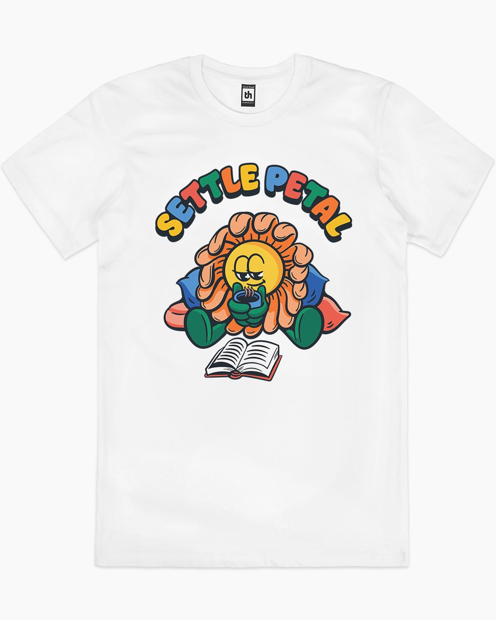 Settle Petal T-Shirt Australia Online #colour_white