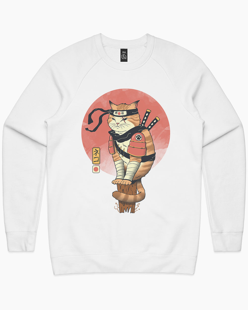 Shinobi Cat Sweater Australia Online #colour_white