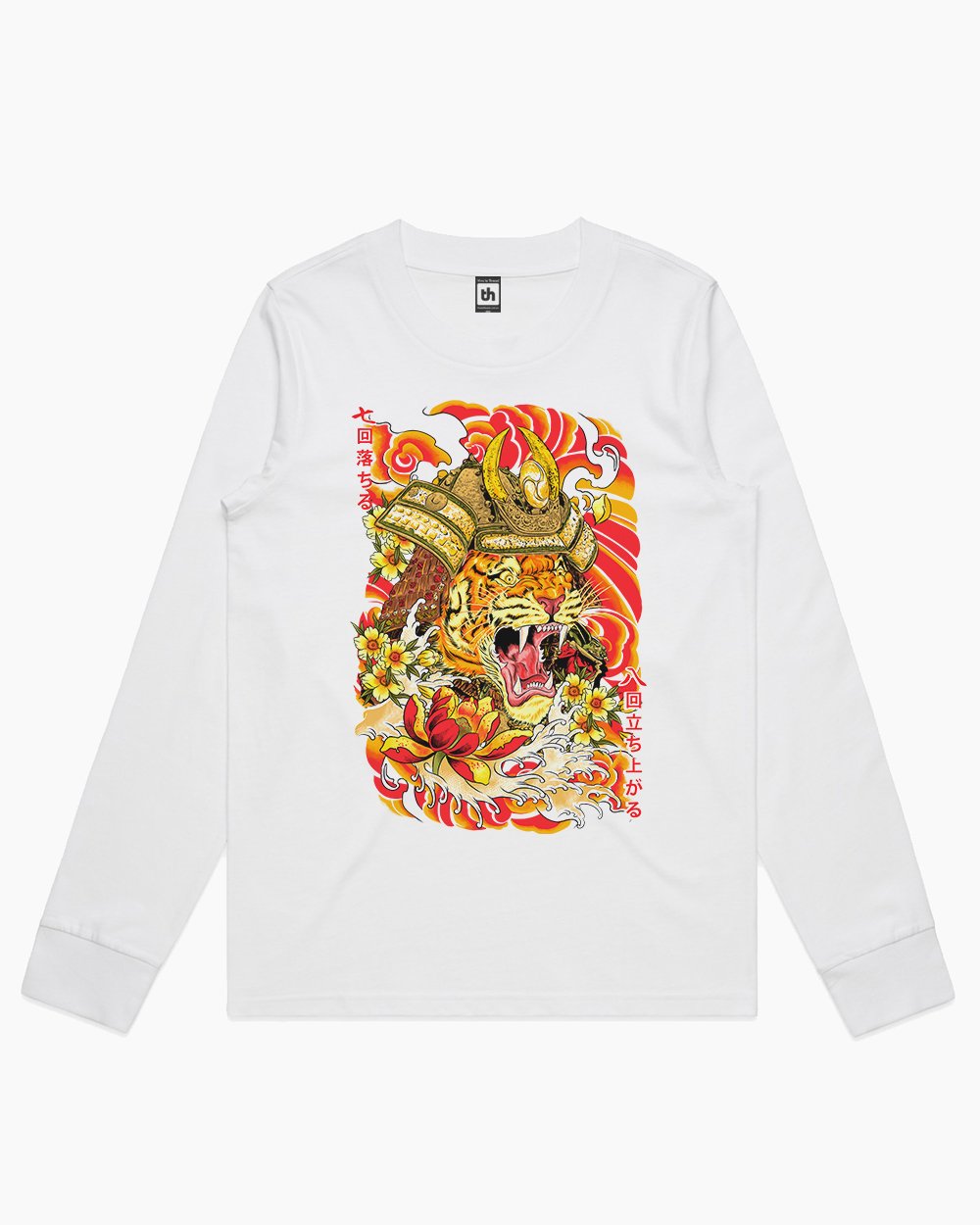 Shogun Tiger Long Sleeve Australia Online #colour_white