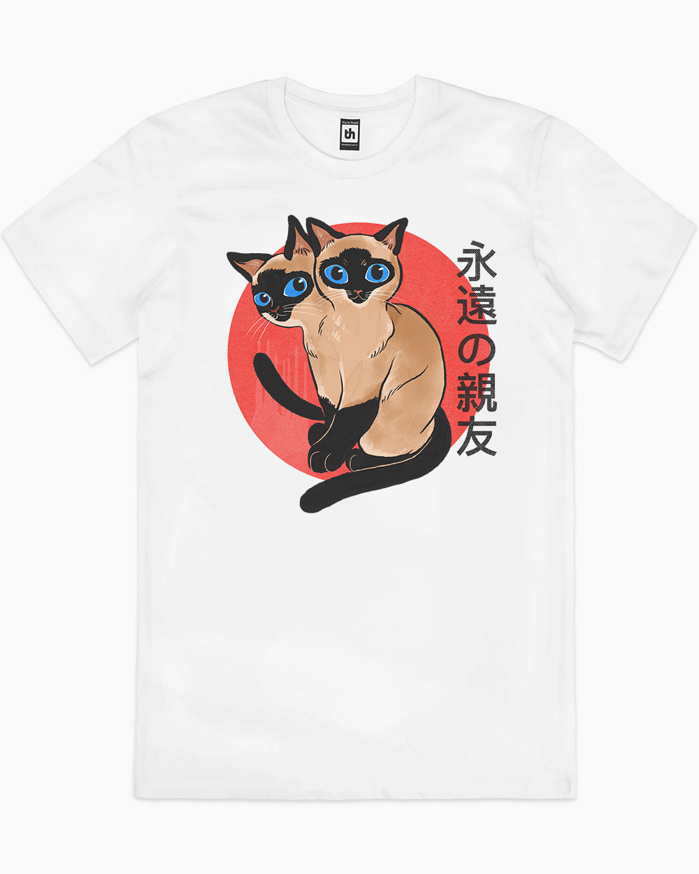 Siam Cats T-Shirt Australia Online #colour_white