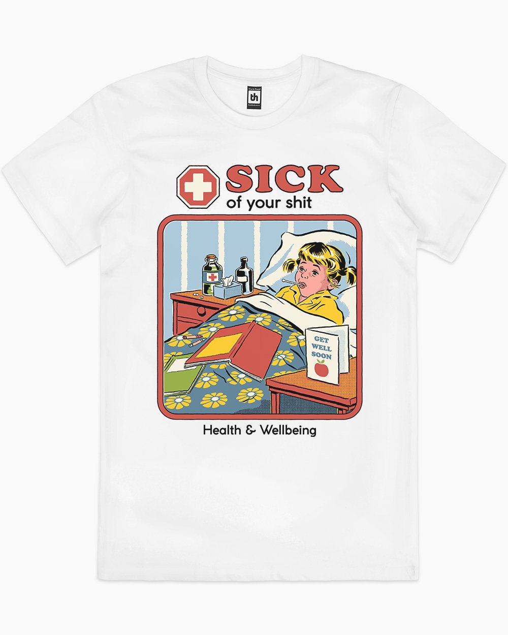 Sick of Your Shit T-Shirt Australia Online #colour_white