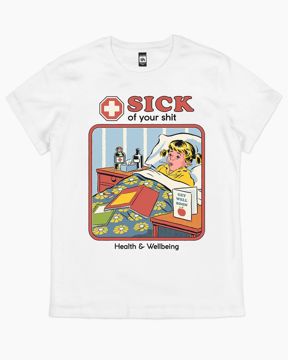 Sick of Your Shit T-Shirt Australia Online #colour_white