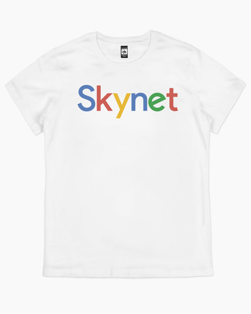 Skynet Google T-Shirt Australia Online #colour_white