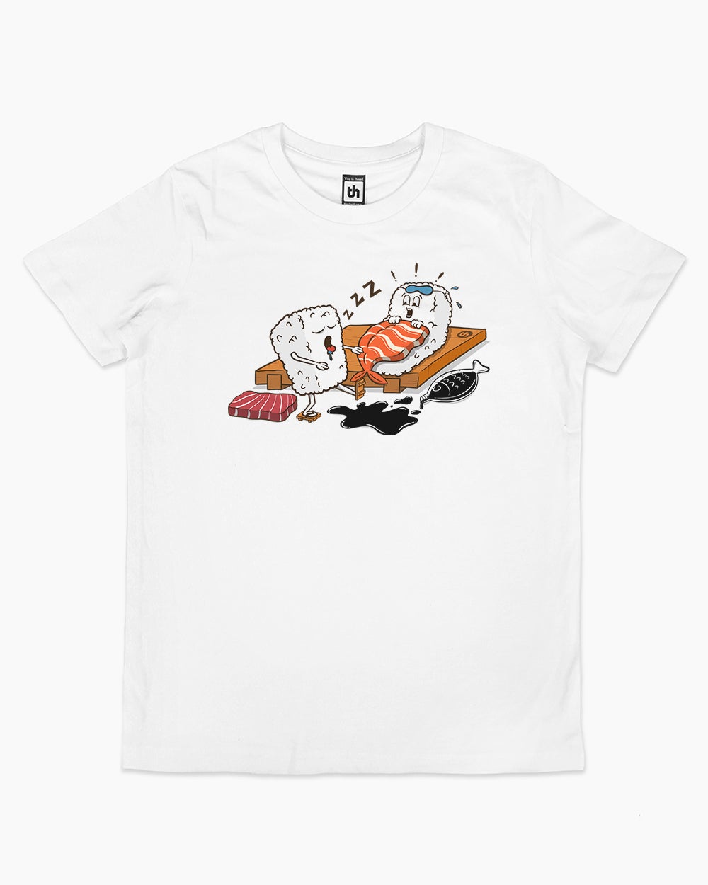 Sleepwalking Sushi Kids T-Shirt Australia Online #colour_white