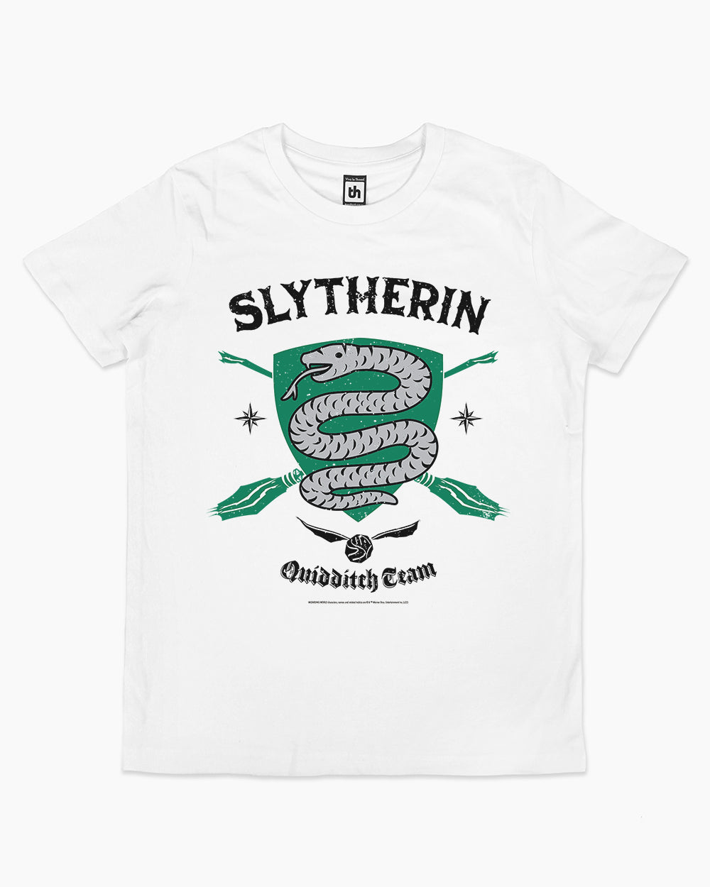 Slytherin Quidditch Team Kids T-Shirt Australia Online #colour_white