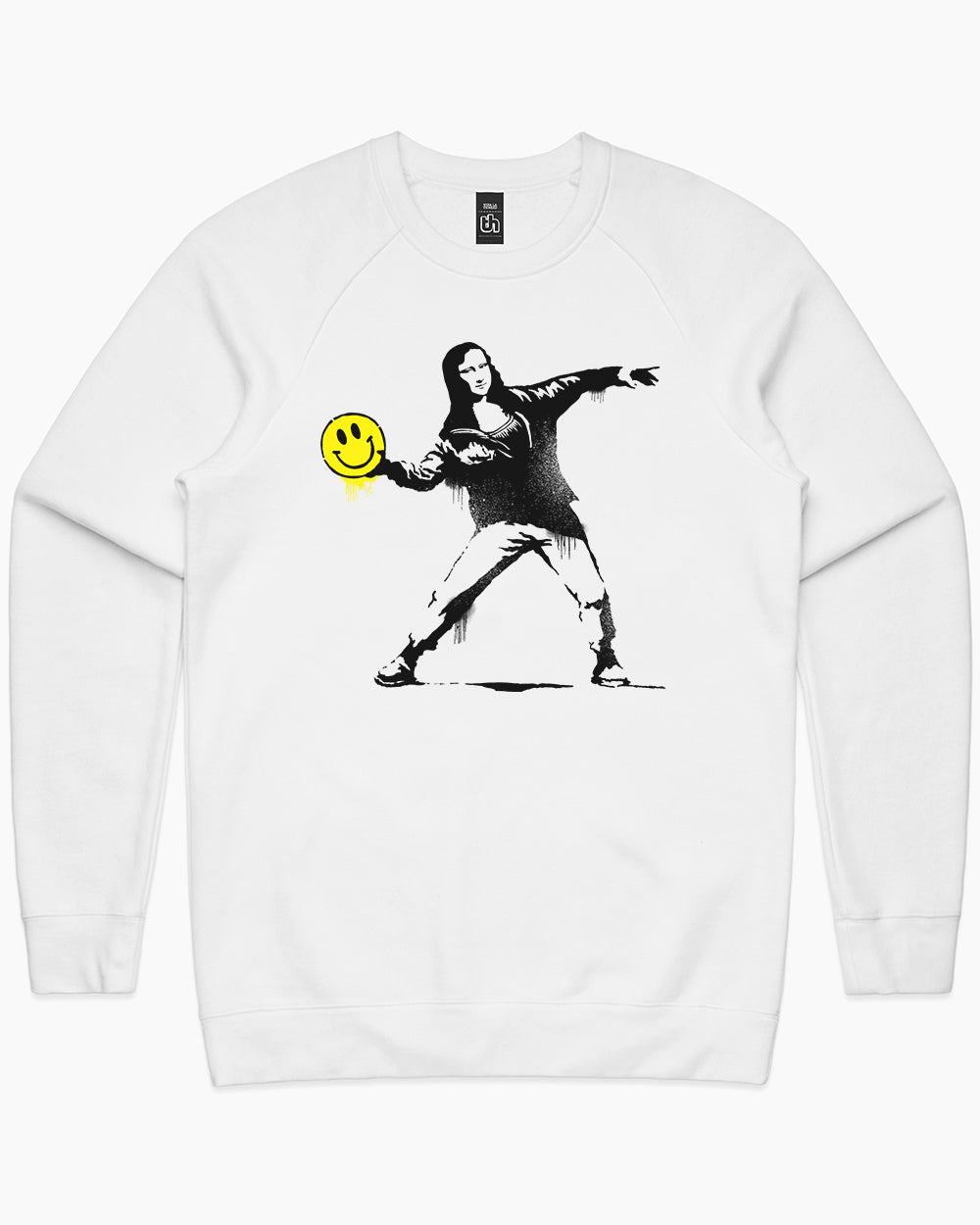 Smile Thrower Sweater Australia Online #colour_white