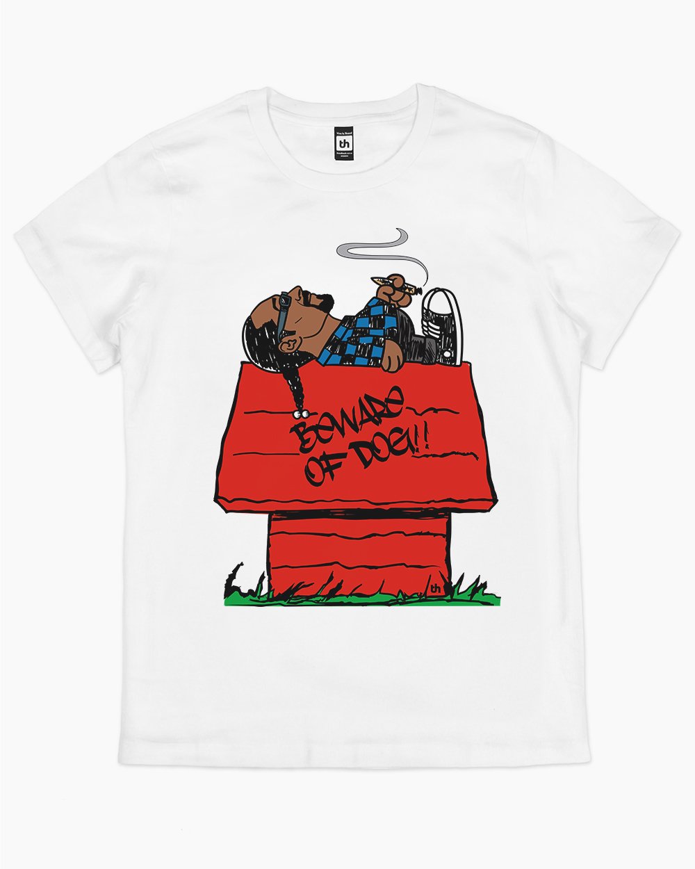 Snoop Snoopy T-Shirt Australia Online #colour_white
