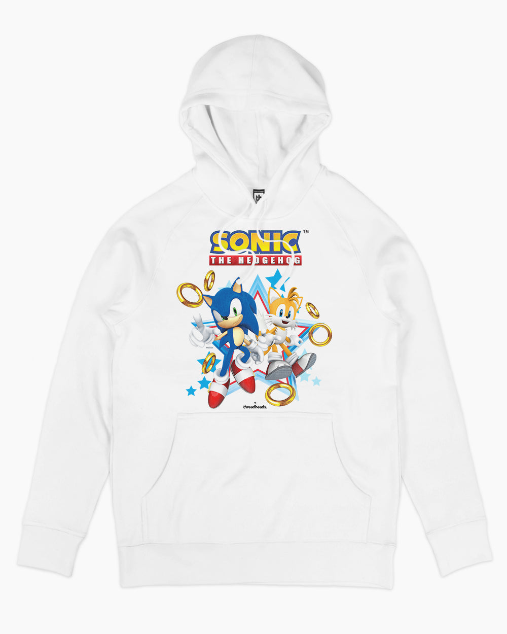 Sonic and Tails Hoodie Australia Online #colour_white