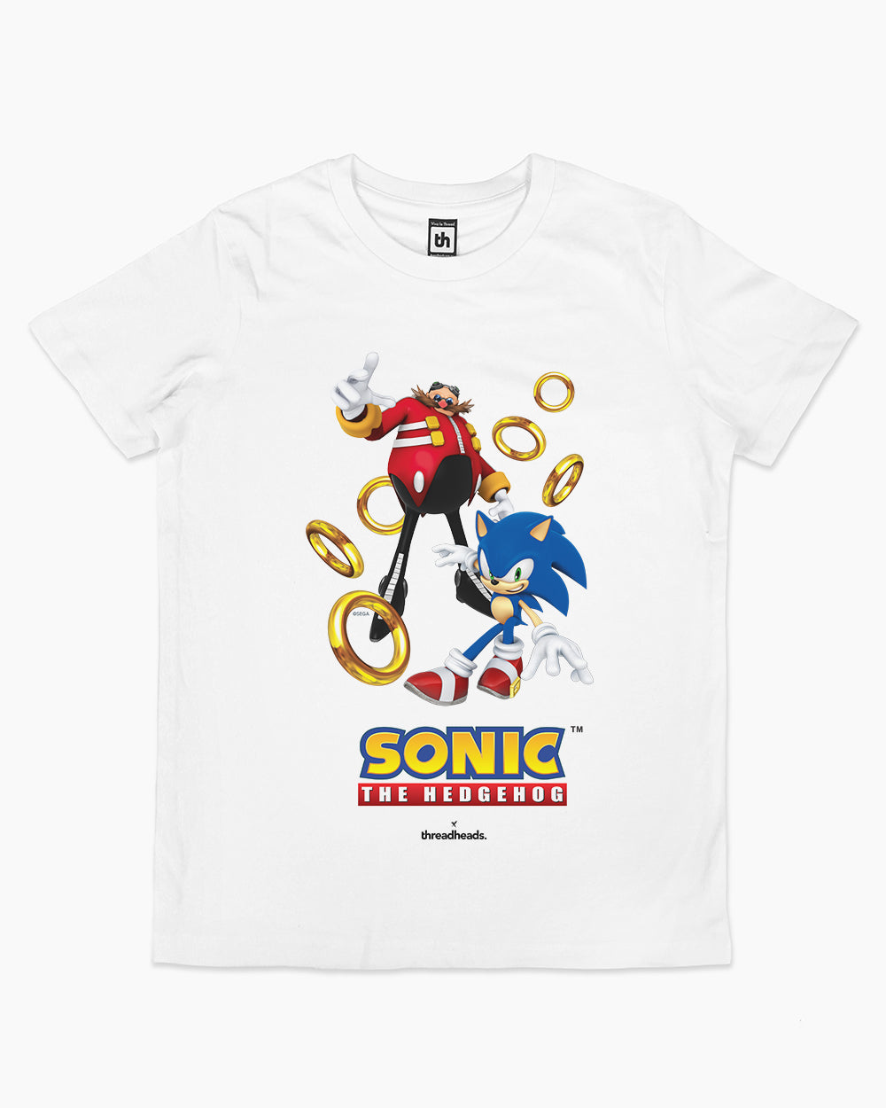 Sonic Don't Stop Running Kids T-Shirt Australia Online #colour_white