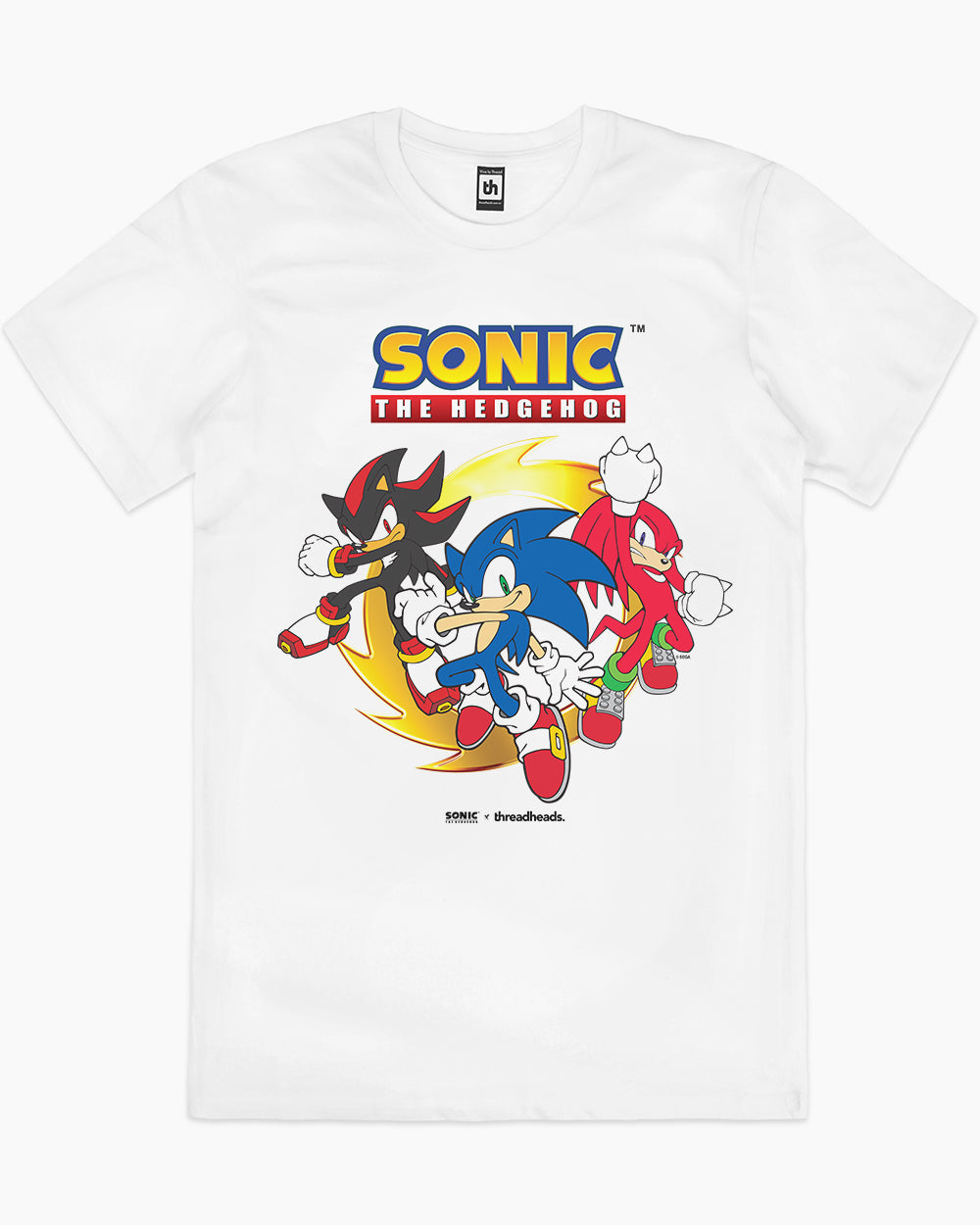 Sonic Has a Posse T-Shirt Australia Online #colour_white