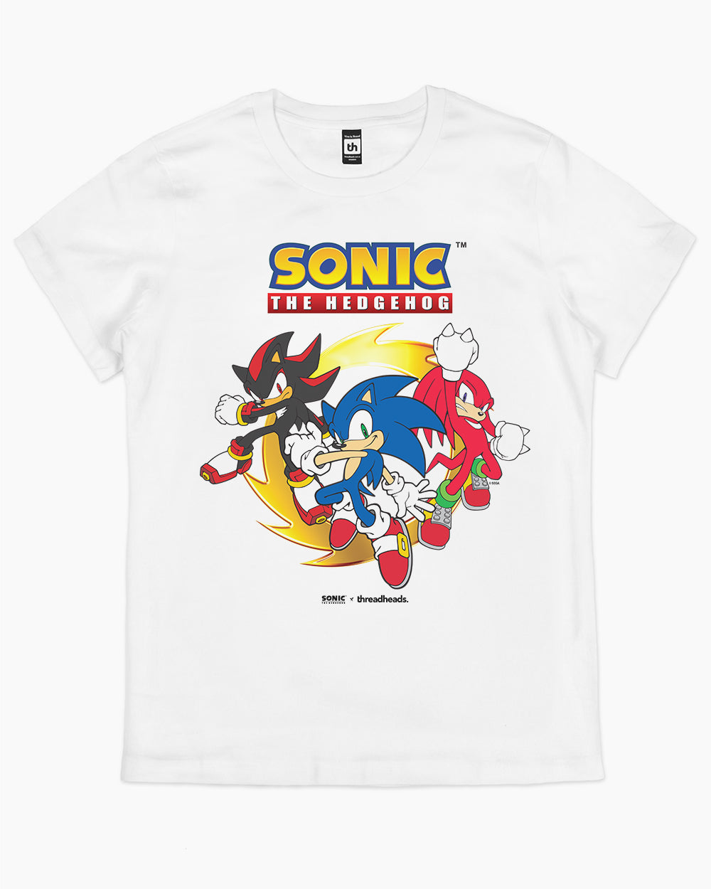 Sonic Has a Posse T-Shirt Australia Online #colour_white