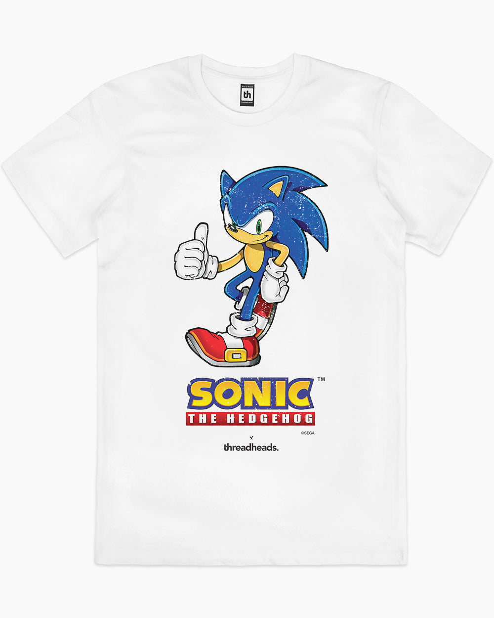 Sonic the Hedgehog T-Shirt Australia Online #colour_white