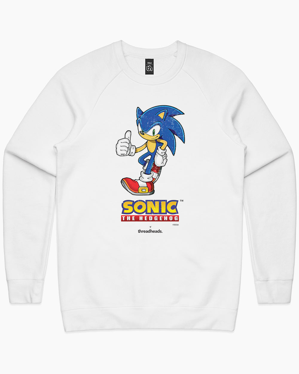 Sonic the Hedgehog Sweater Australia Online #colour_white