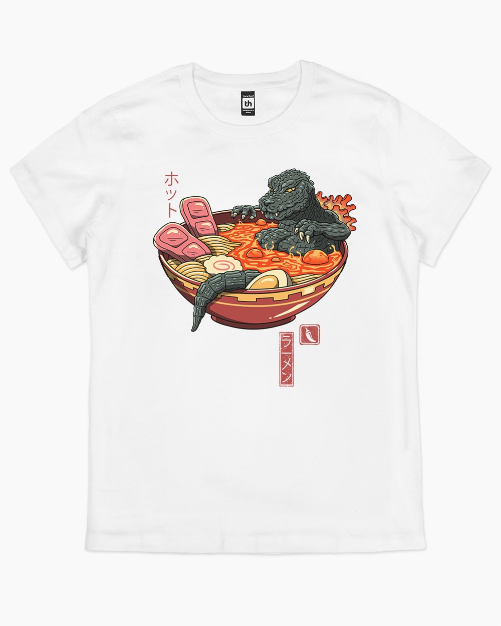 Spicy Lava Ramen King T-Shirt Australia Online #colour_white