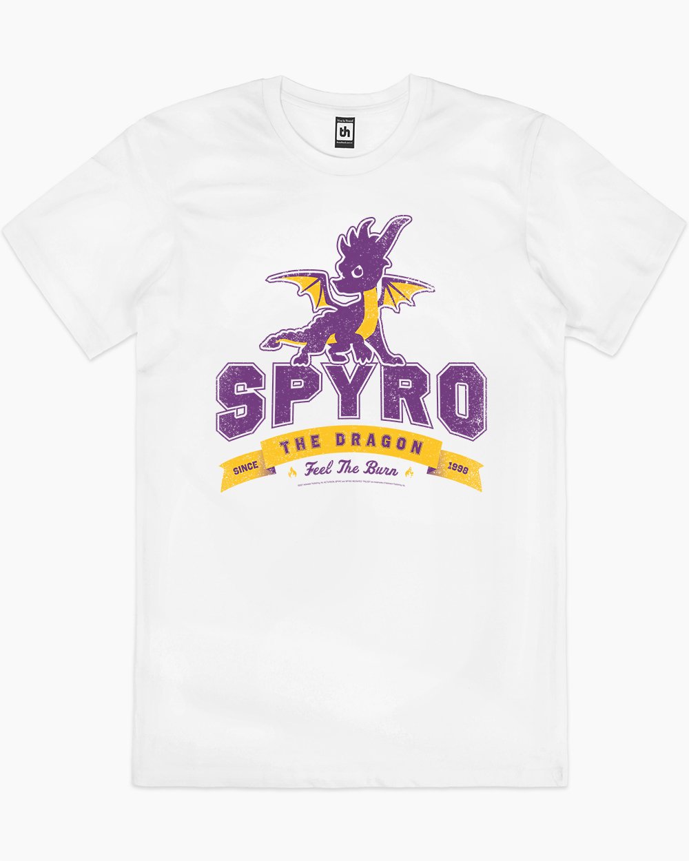 Spyro Feel the Burn T-Shirt Australia Online #colour_white