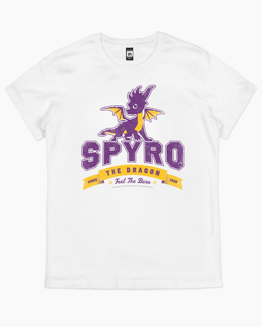 Spyro Feel the Burn T-Shirt Australia Online #colour_white