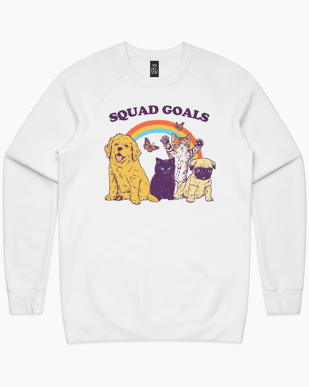 Squad Goals Sweater Australia Online #colour_white