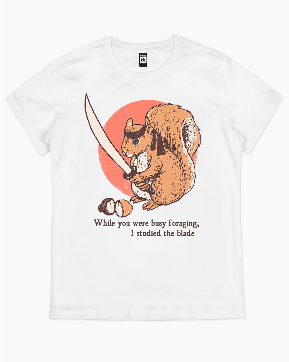 Squirrel Blade T-Shirt Australia Online #colour_white