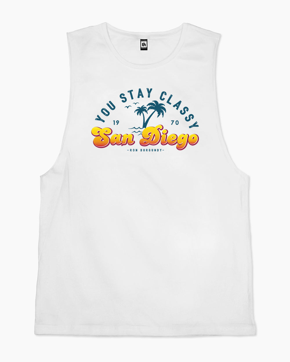 Stay Classy San Diego Tank Australia Online #colour_white