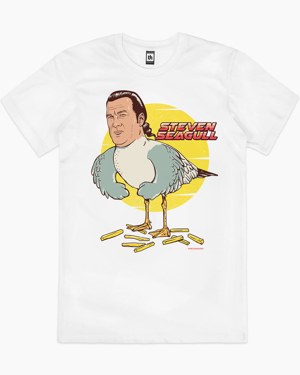 Steven Seagull T-Shirt Australia Online #colour_white