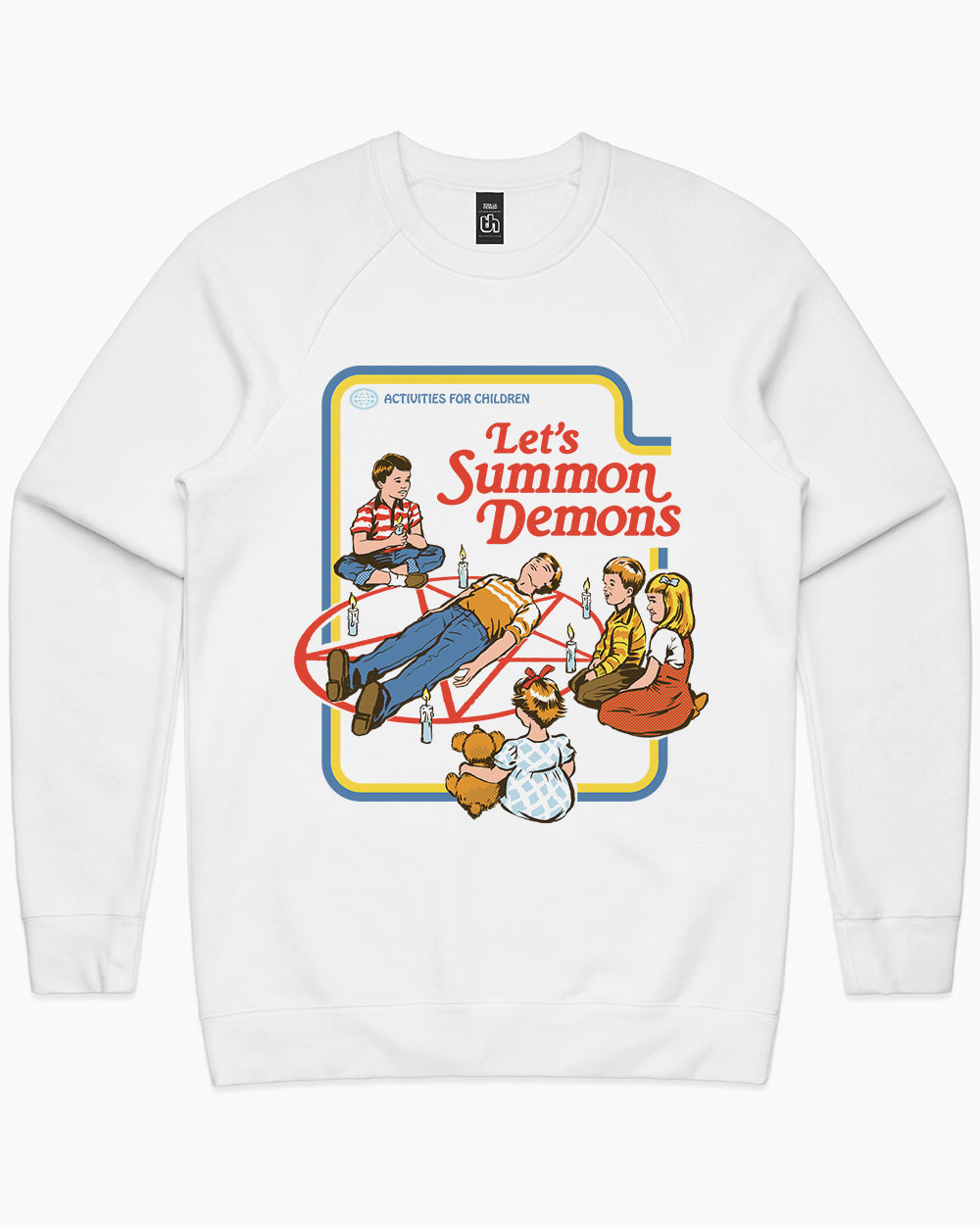 Let's Summon Demons Sweater Australia Online #colour_white