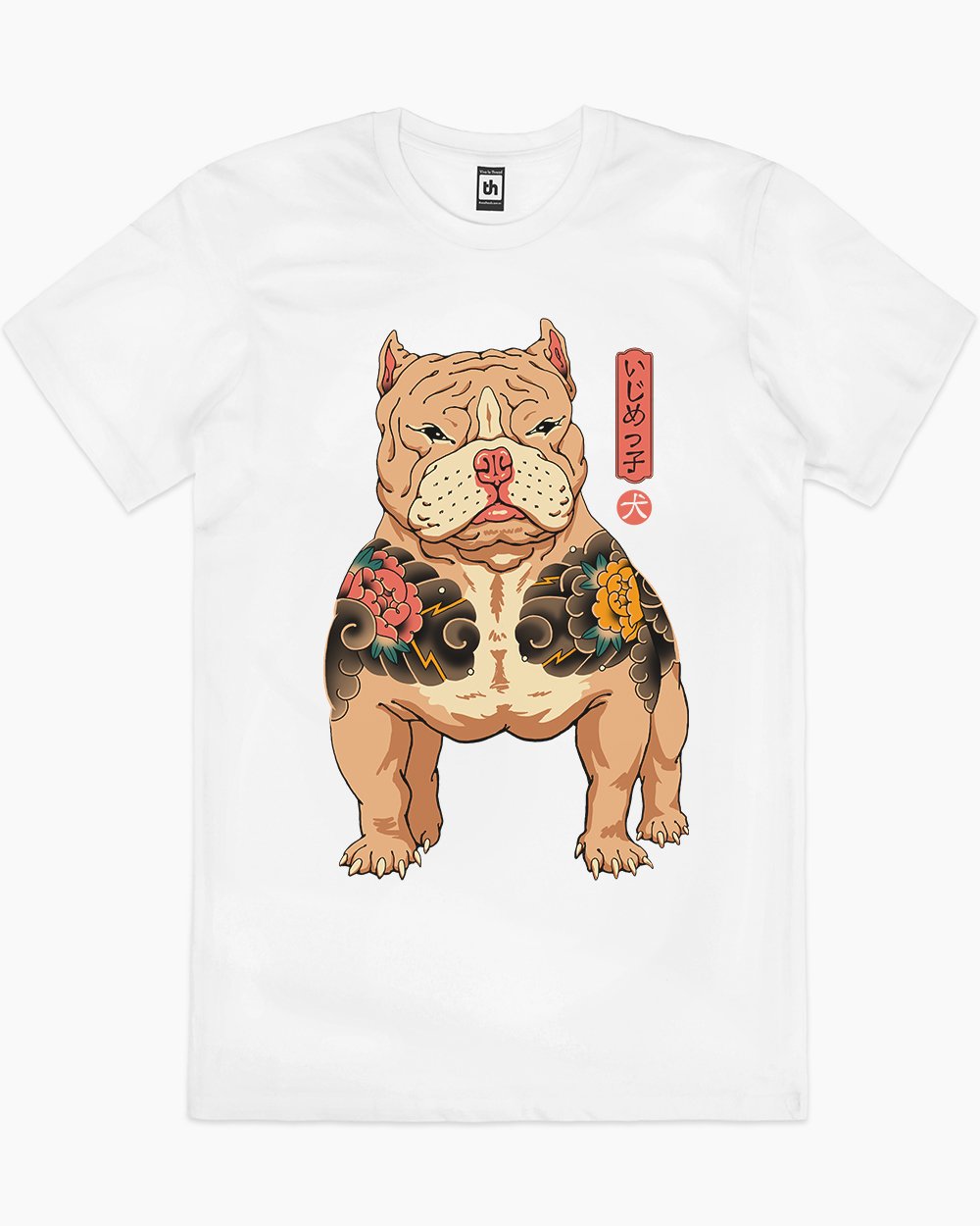 Tattooed Bully T-Shirt Australia Online #colour_white