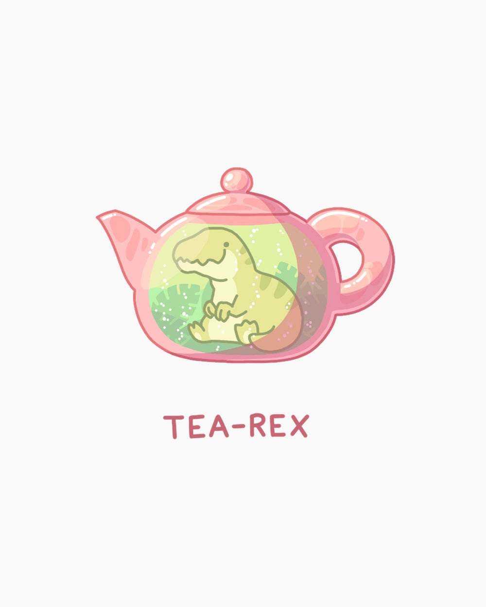 Tea Rex Cute T-Shirt Australia Online #colour_white