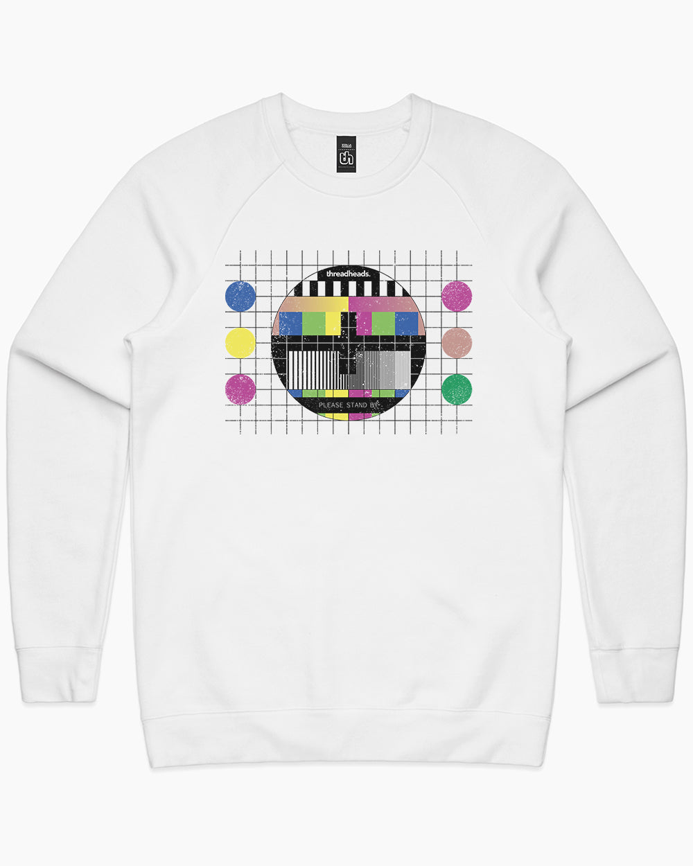 Test Pattern Sweater Australia Online #colour_white
