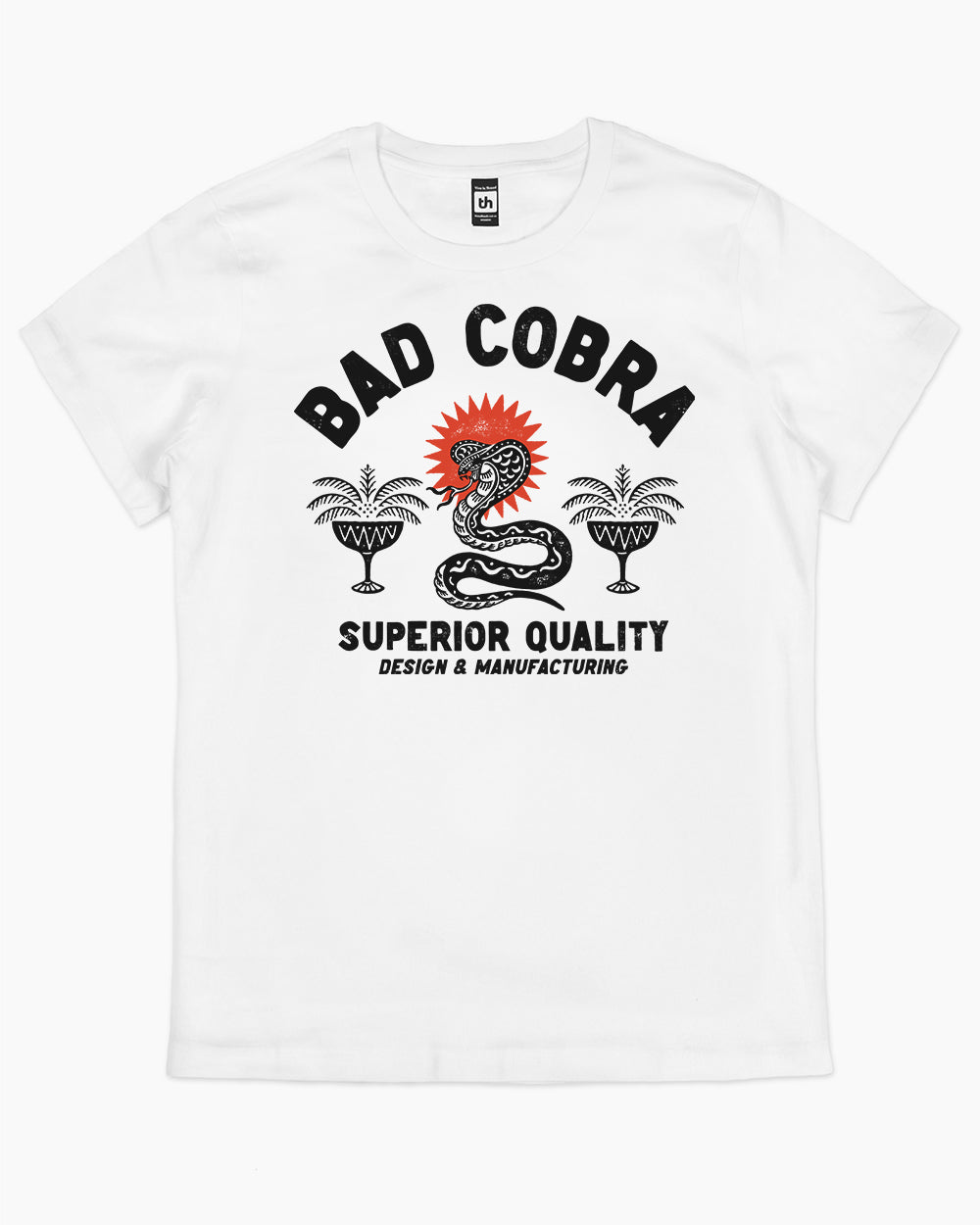 THE BAD COBRA T-Shirt Australia Online #colour_white