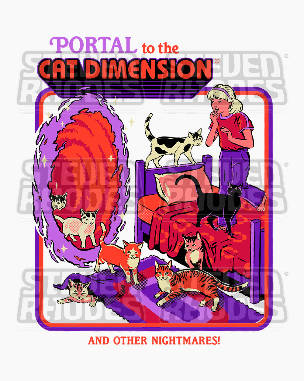 The Cat Dimension Hoodie Australia Online #colour_white