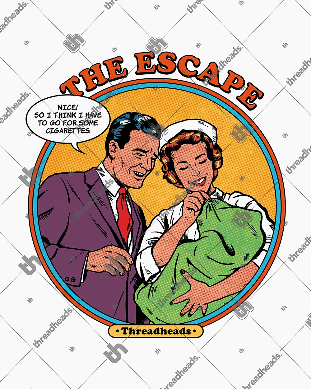 The Escape T-Shirt Australia Online #colour_white
