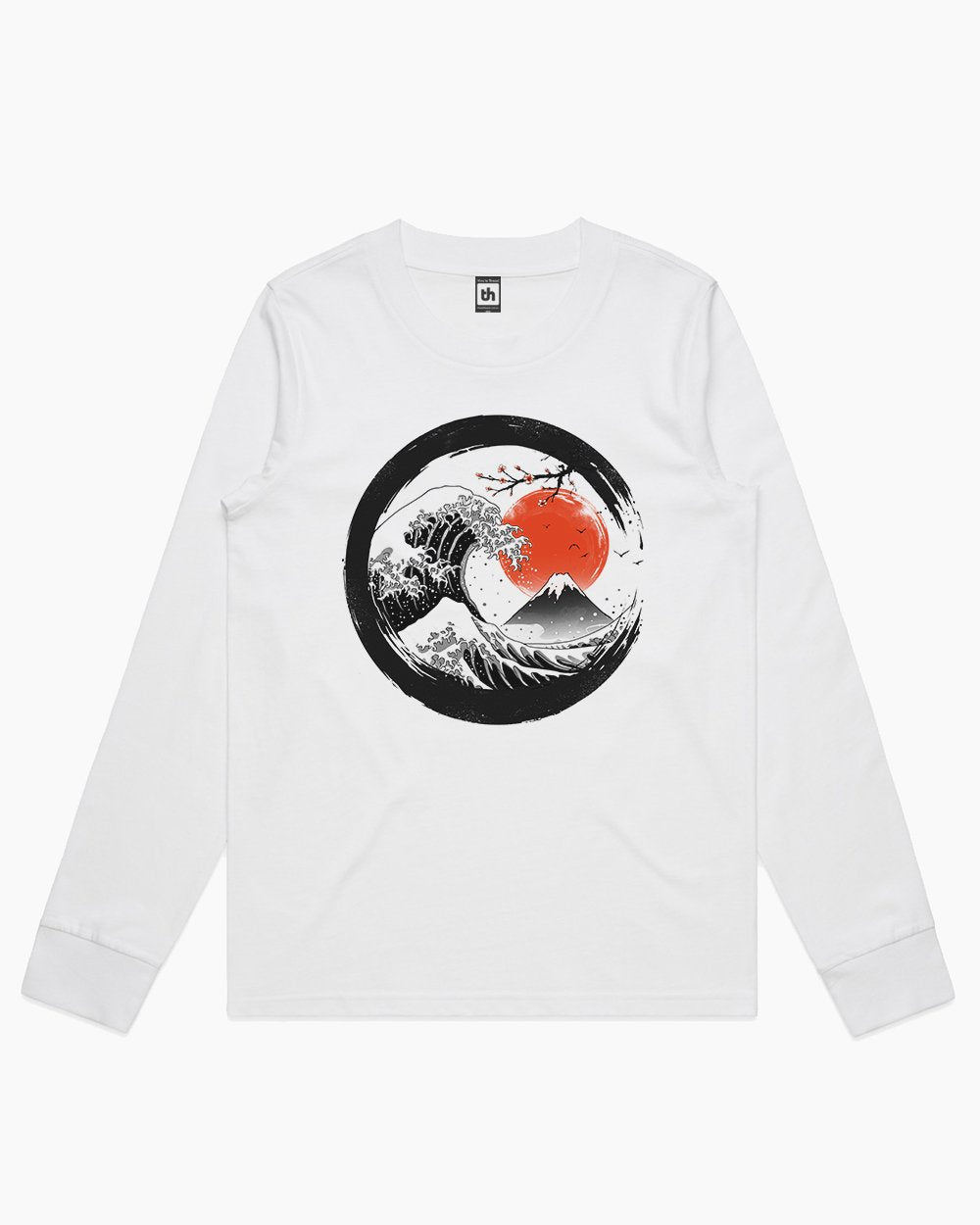 The Great Sumi Wave Long Sleeve Australia Online #colour_white