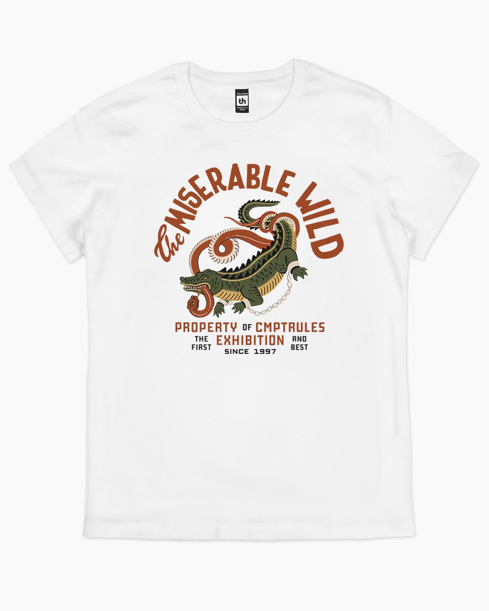 The Miserable Wild T-Shirt Australia Online #colour_white