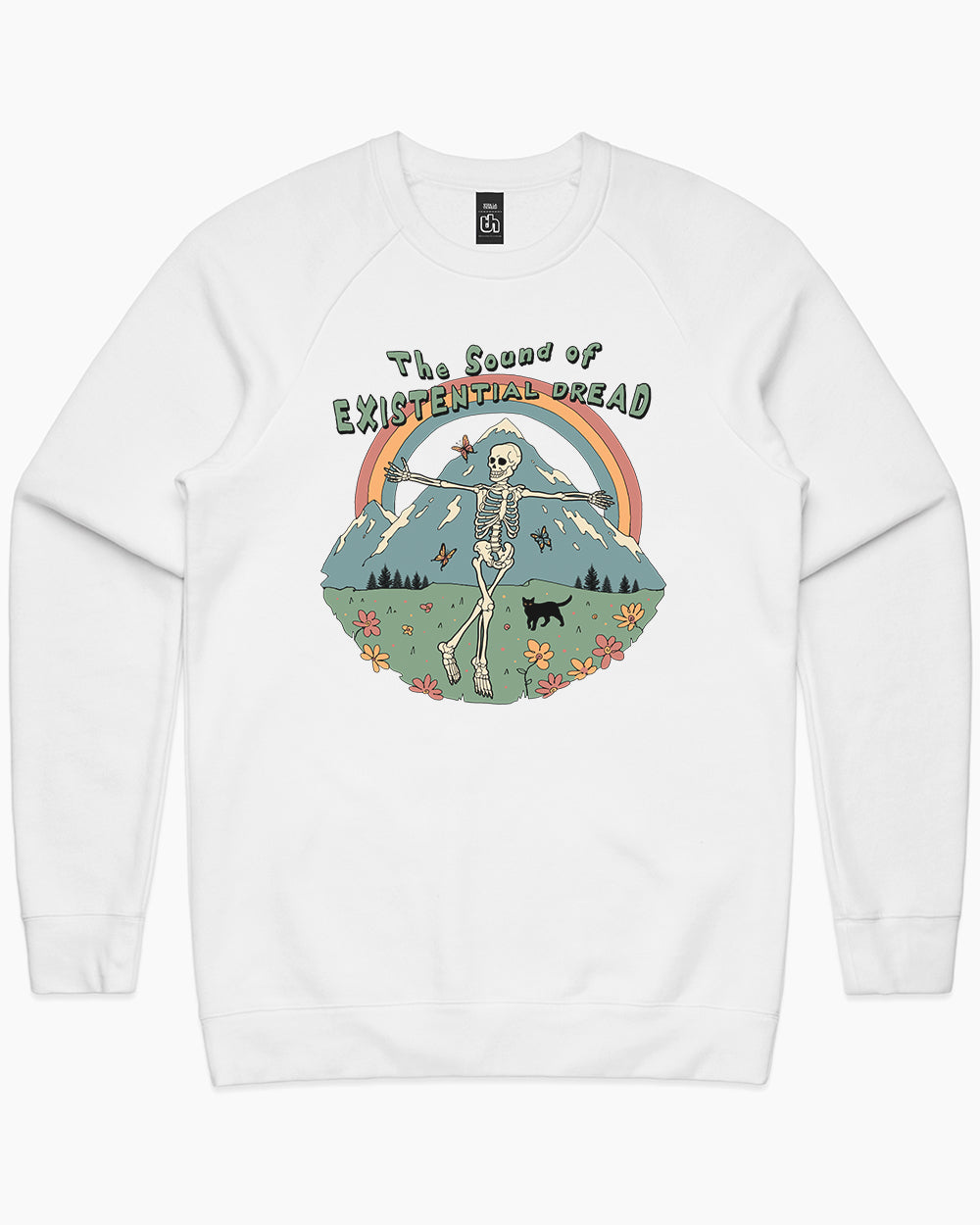The Sound of Existential Dread Sweater Australia Online #colour_white