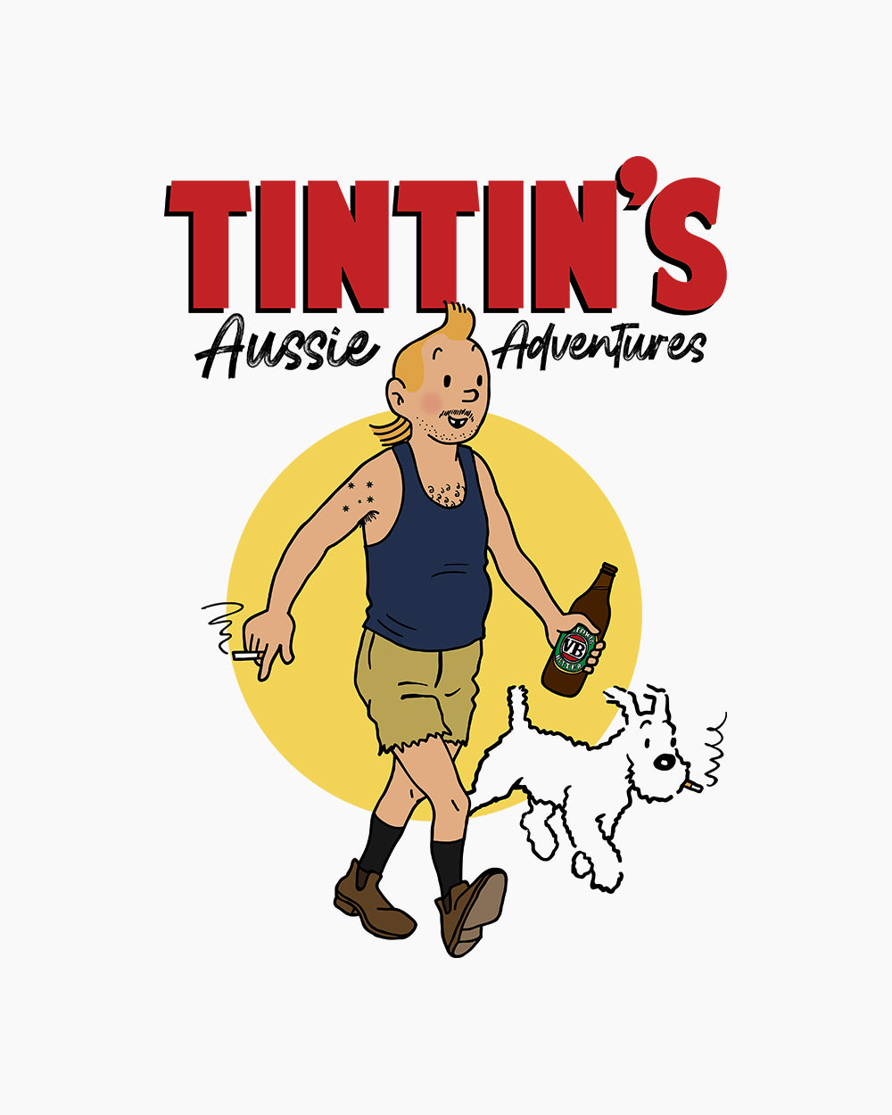 Tintin's Aussie Adventures Tank Australia Online #colour_white