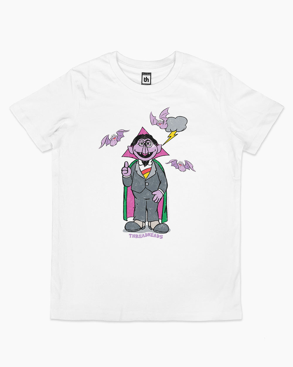Count Von Count Kids T-Shirt Australia Online #colour_white