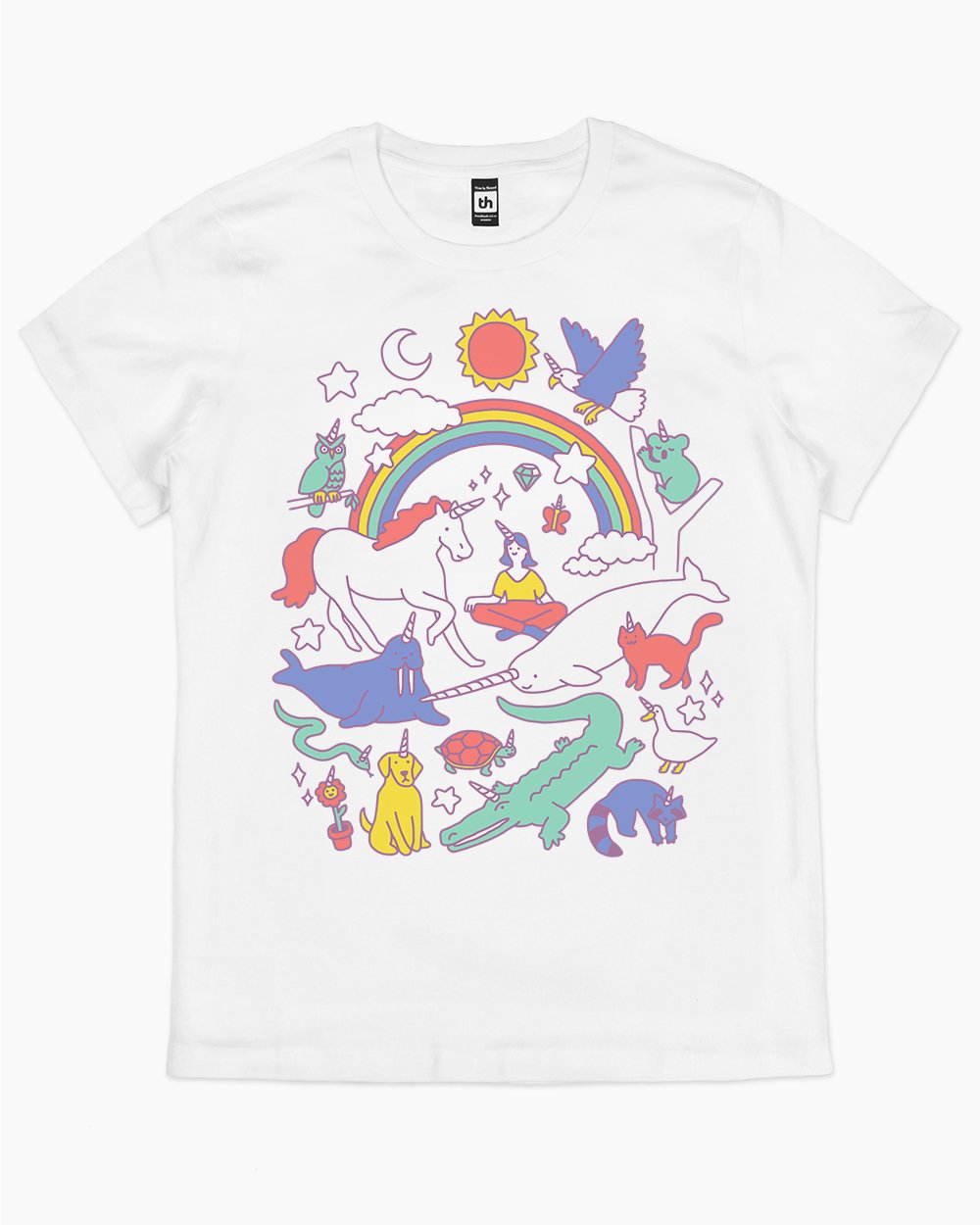 Unicorns T-Shirt Australia Online #colour_white