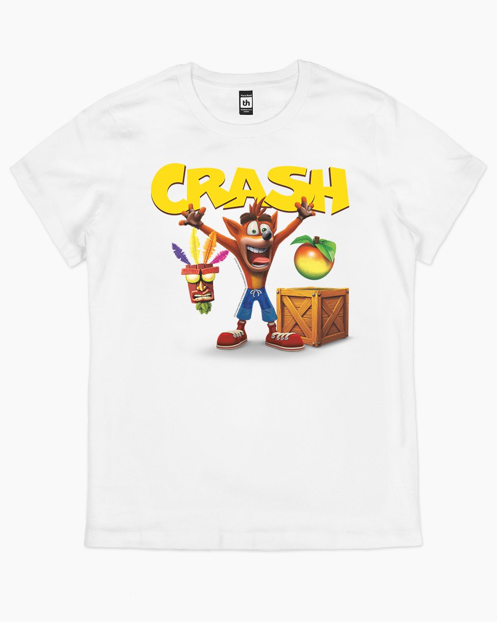 Crash! T-Shirt Australia Online #colour_white