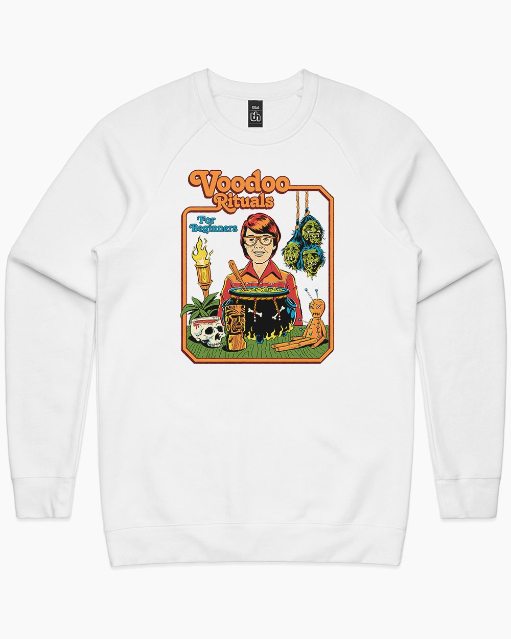 Voodoo Rituals for Beginners Sweater Australia Online #colour_white
