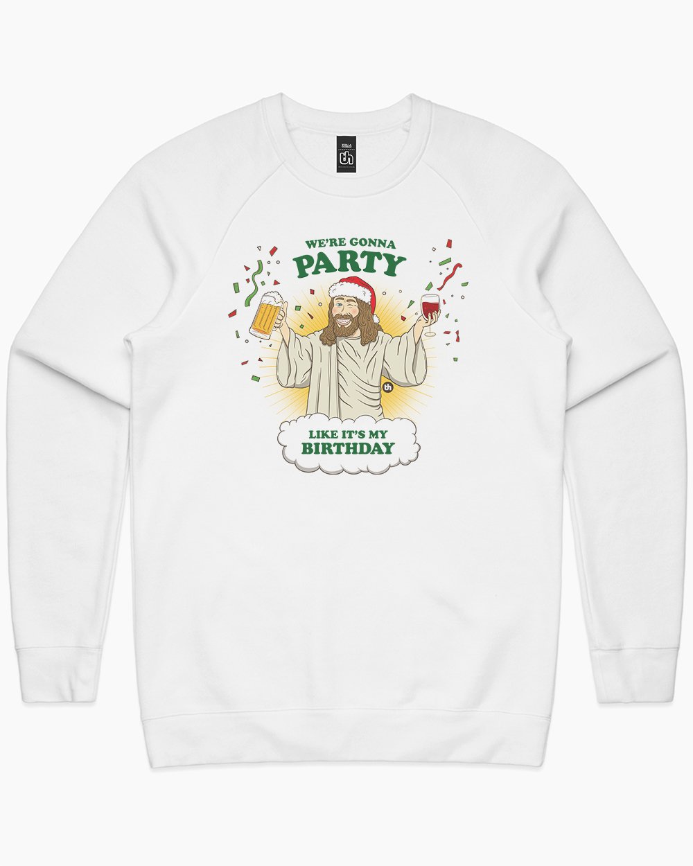 We're Going to Party Like It's My Birthday Sweater Australia Online #colour_white