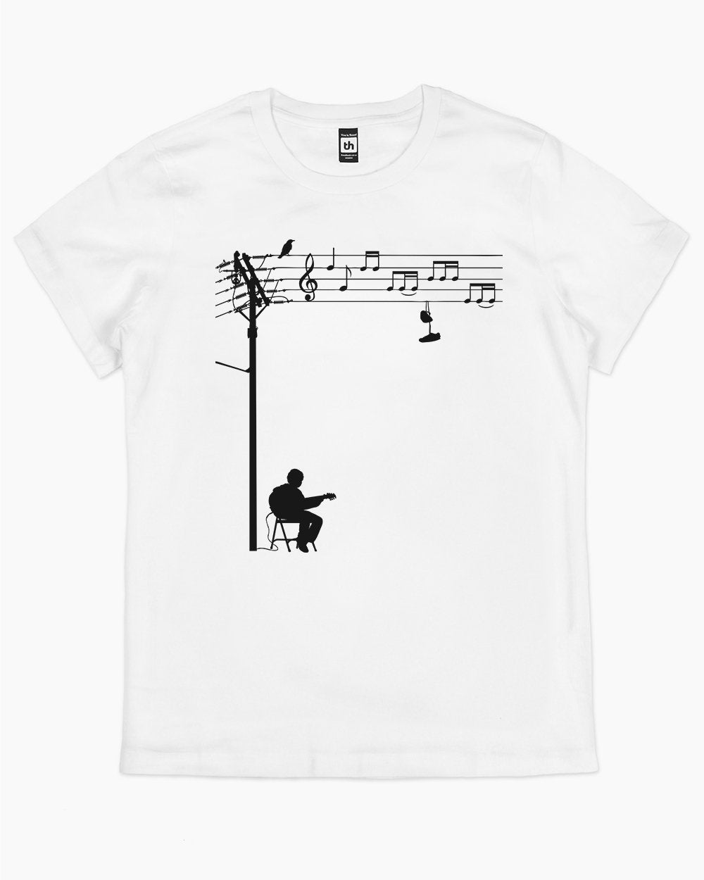 Wired Sound T-Shirt Australia Online #colour_white