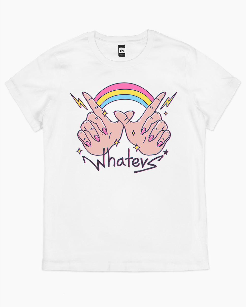 Whatevs! T-Shirt Australia Online #colour_white