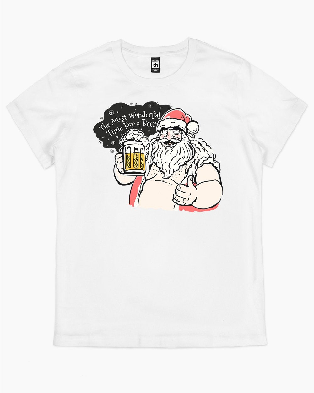 The Most Wonderful Time for Beer T-Shirt Australia Online #colour_white