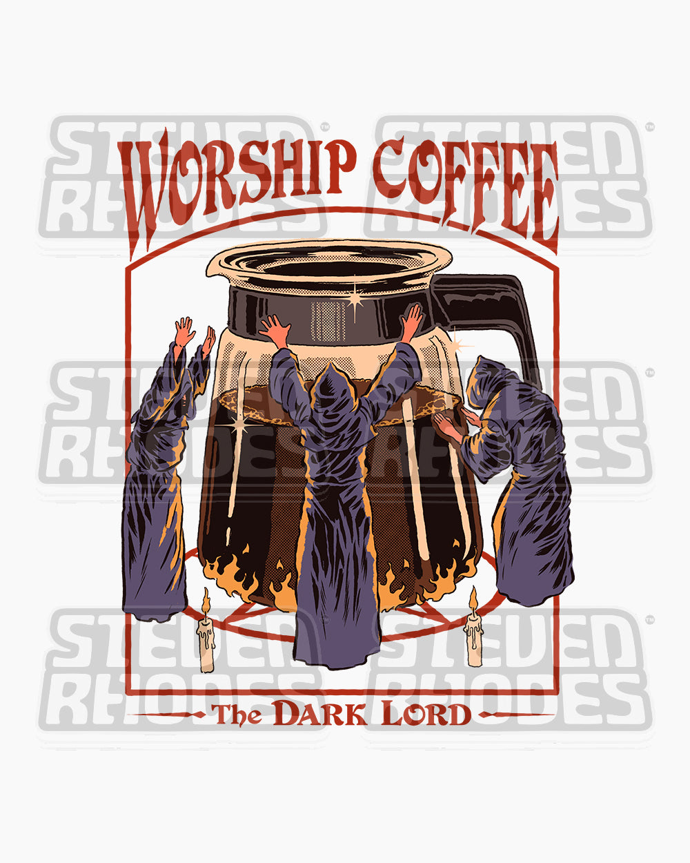 Worship Coffee T-Shirt Australia Online #colour_white