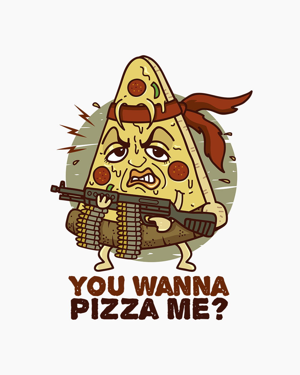 You Wanna Pizza Me T-Shirt Australia Online #colour_white