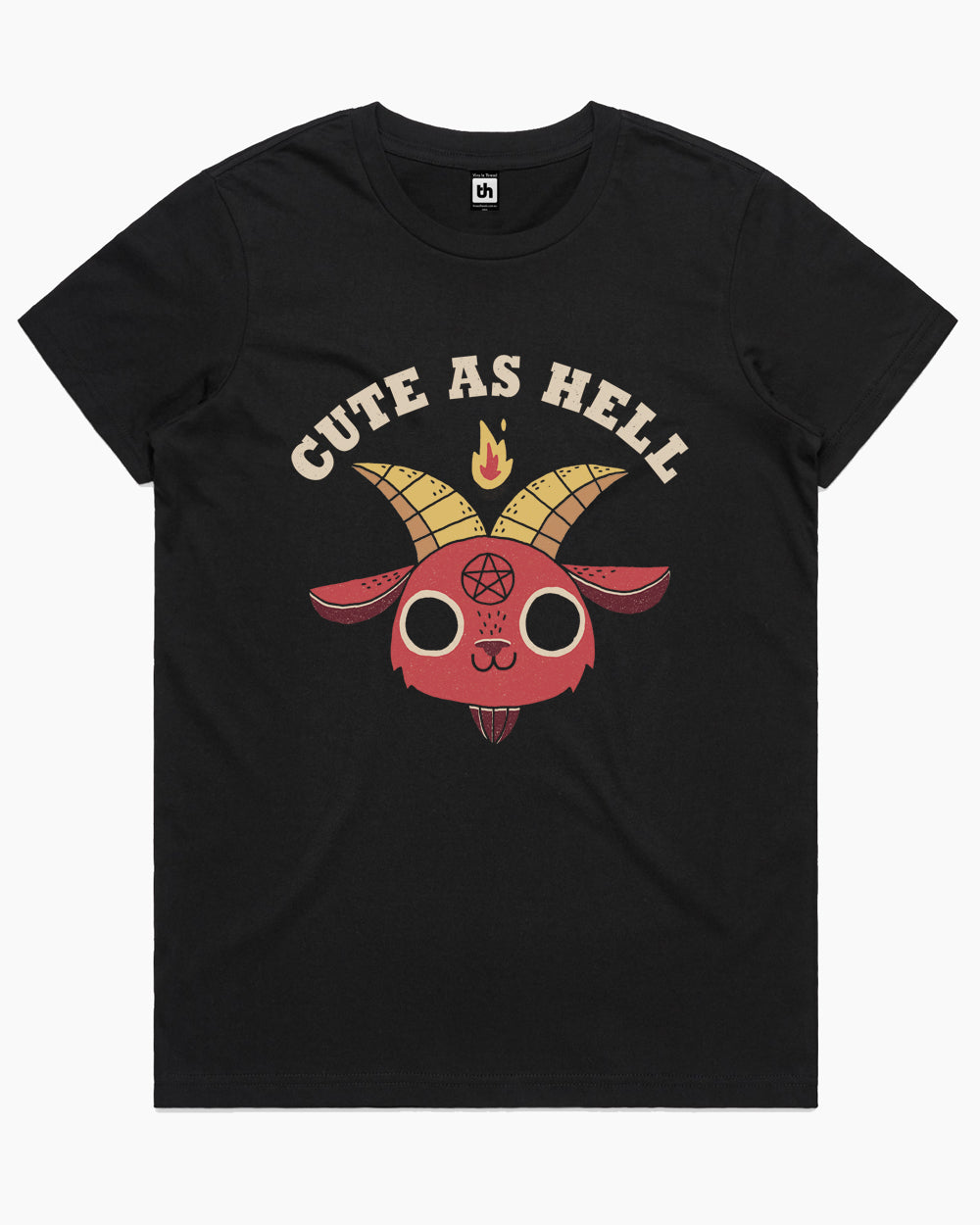 Cute As Hell T-Shirt Australia Online #colour_black