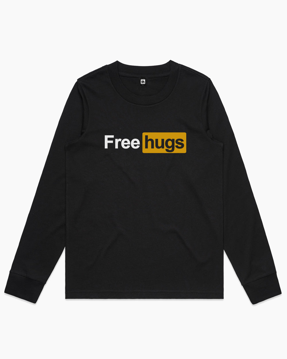 Free Hugs Long Sleeve Australia Online #colour_black