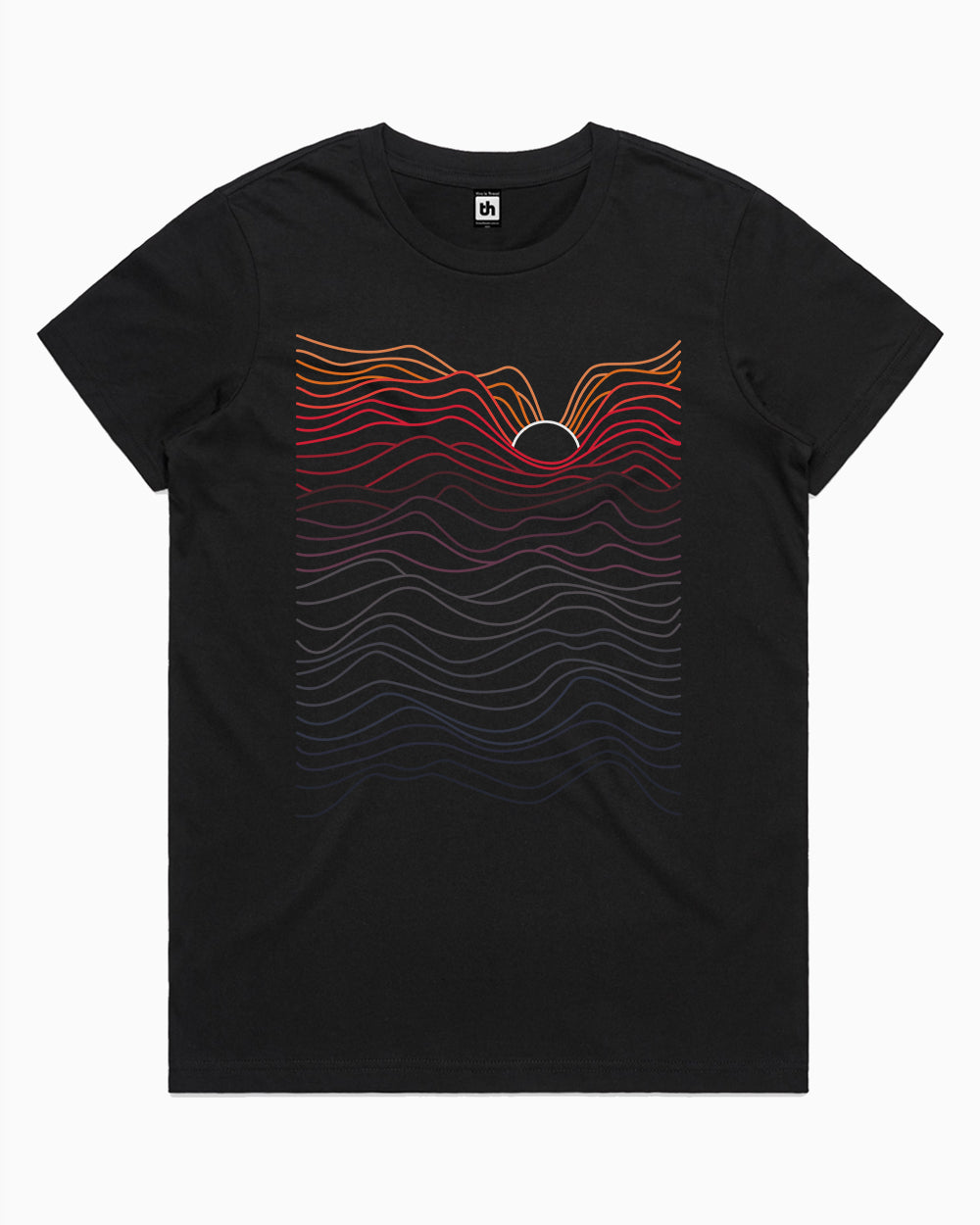 Sunset T-Shirt Australia Online #colour_black