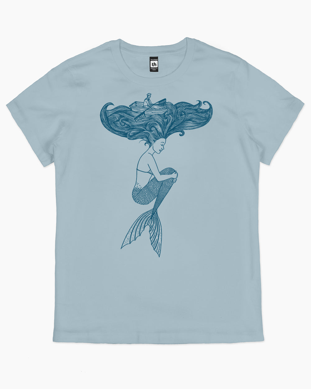Mermaid Kids T-Shirt Australia Online #colour_pale blue